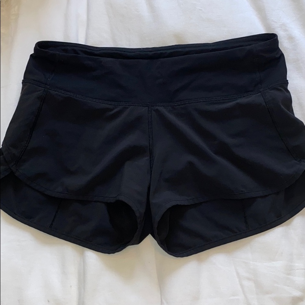 Black lululemon shorts